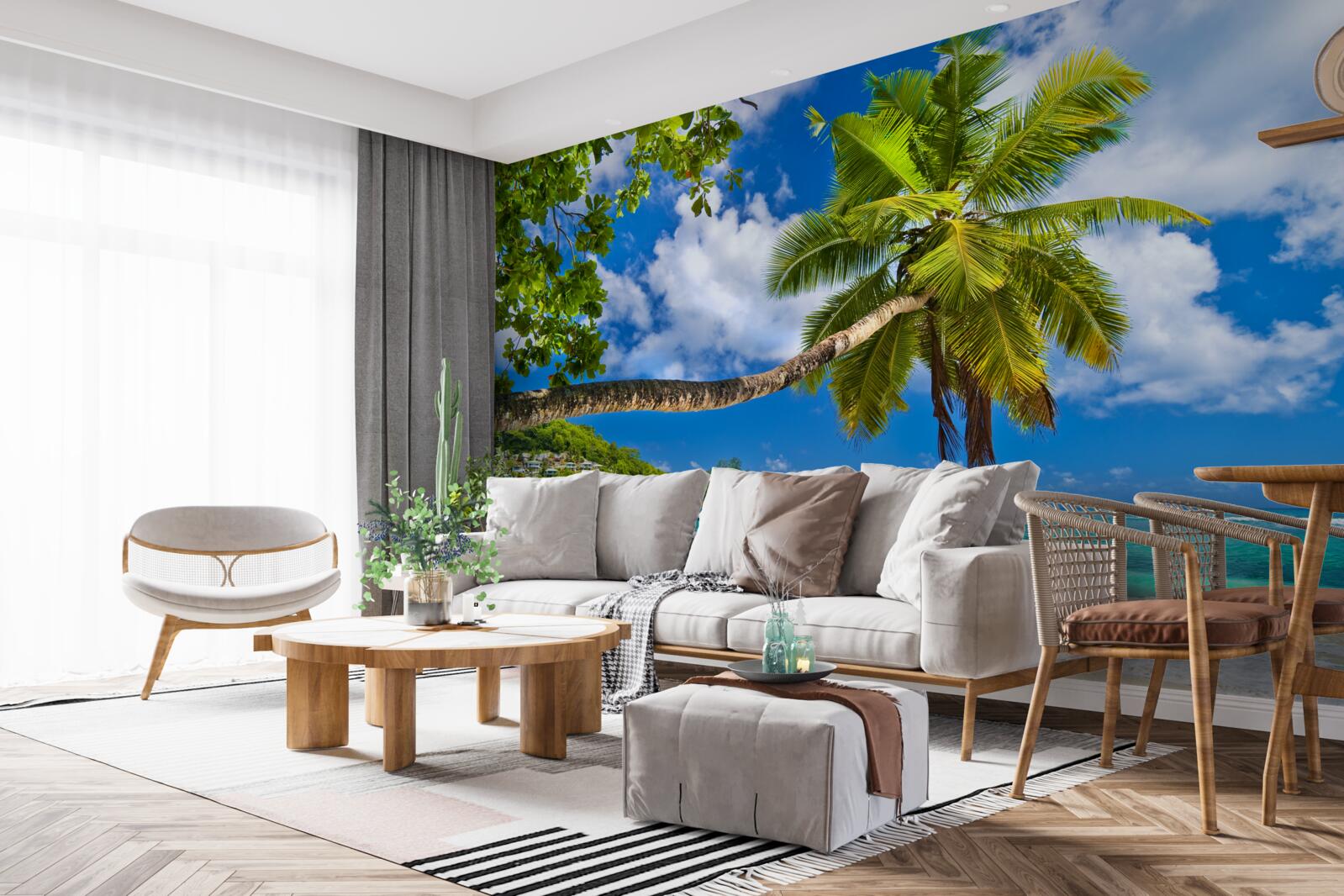Papier peint la nature fascinante des seychelles