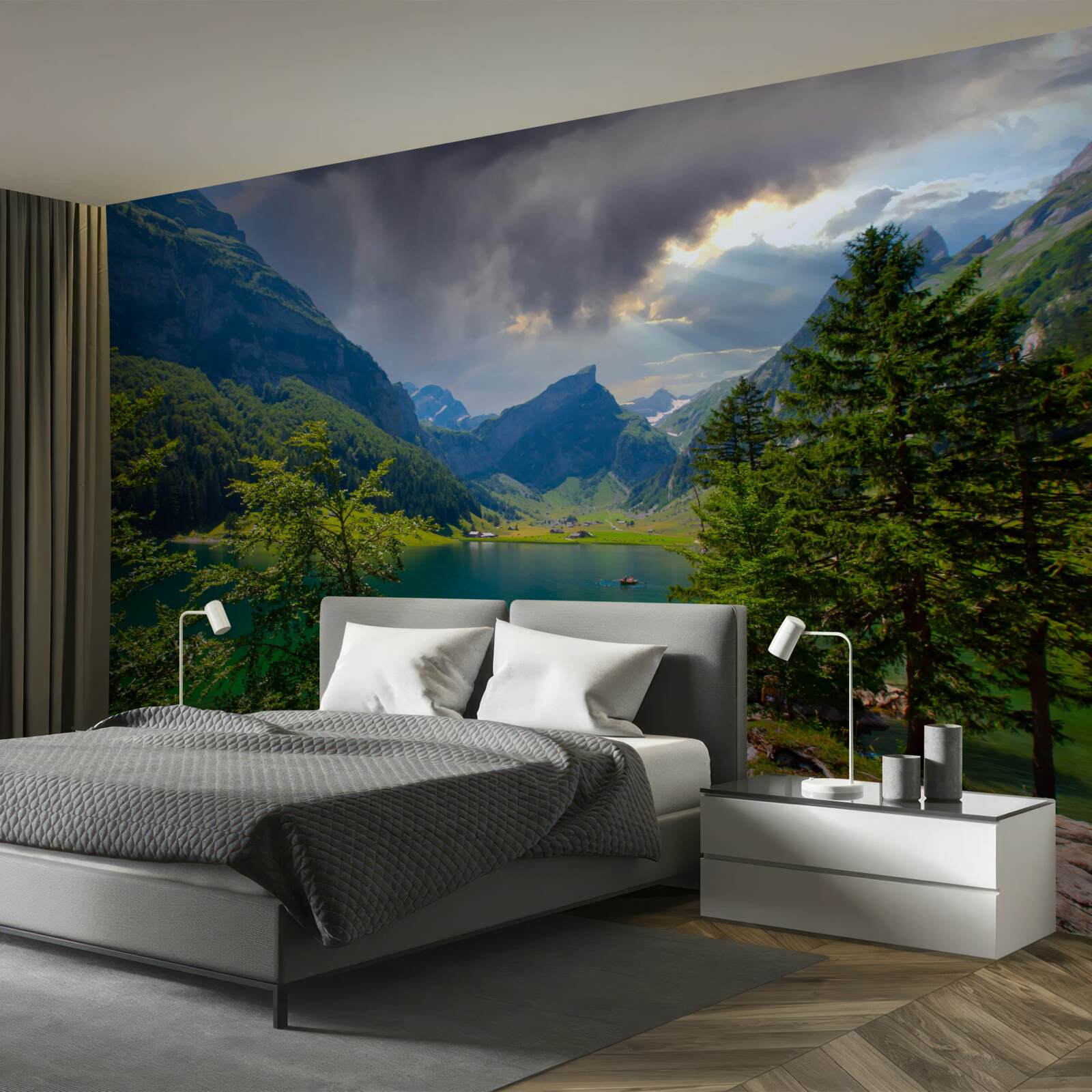Papier peint Montagnes