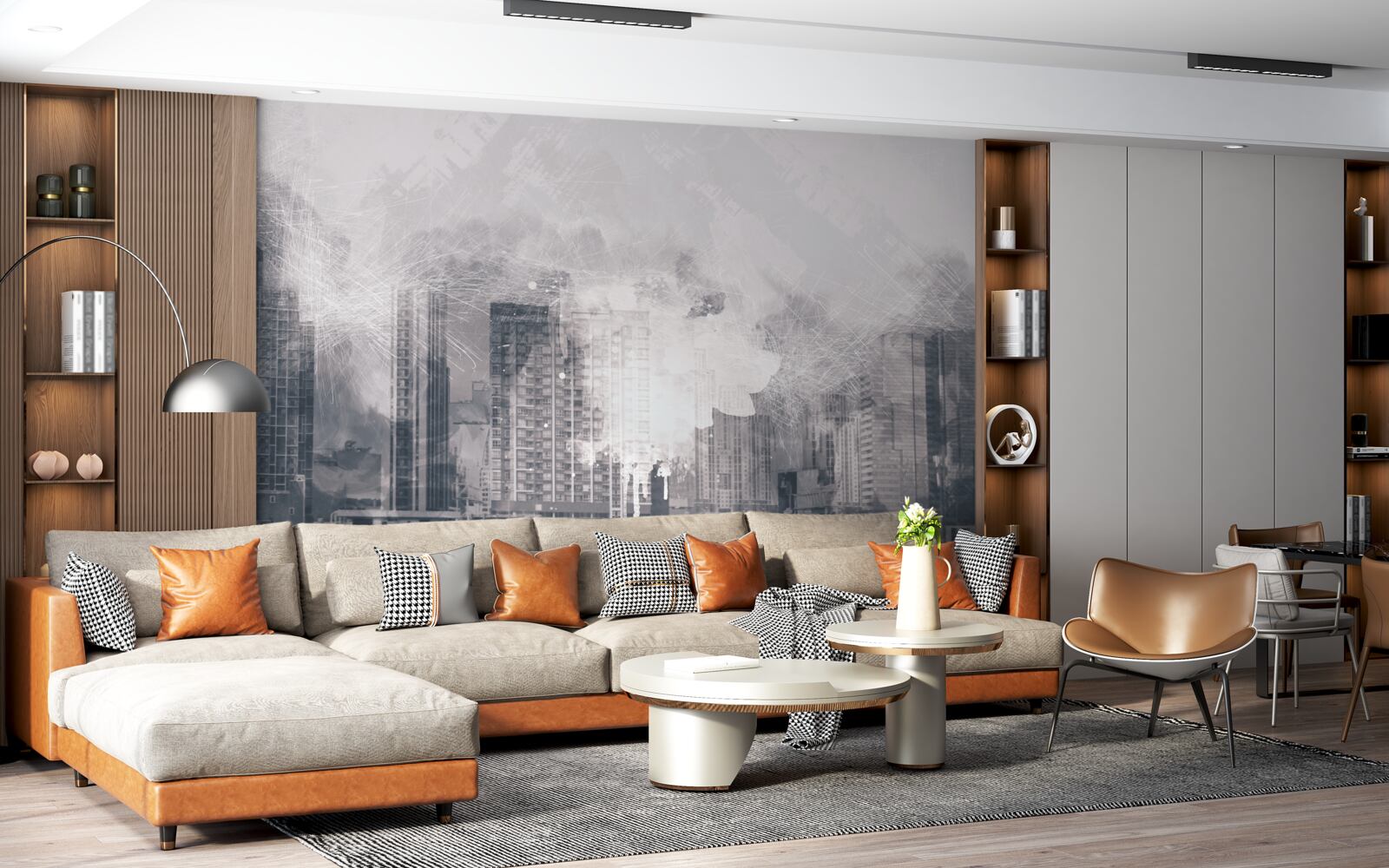 Papier peint le rythme de new york