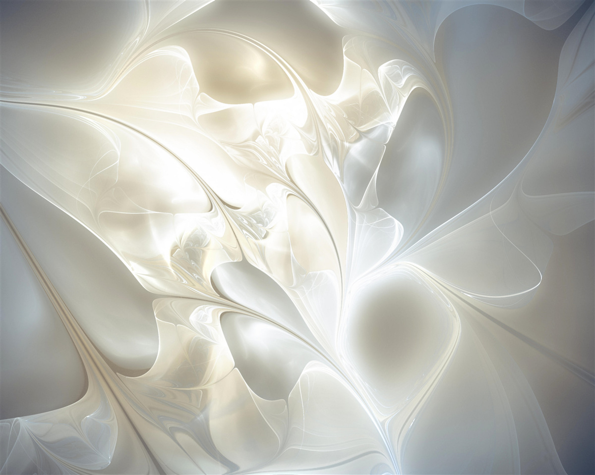 Papier peint feuilles d'argent à l'aube