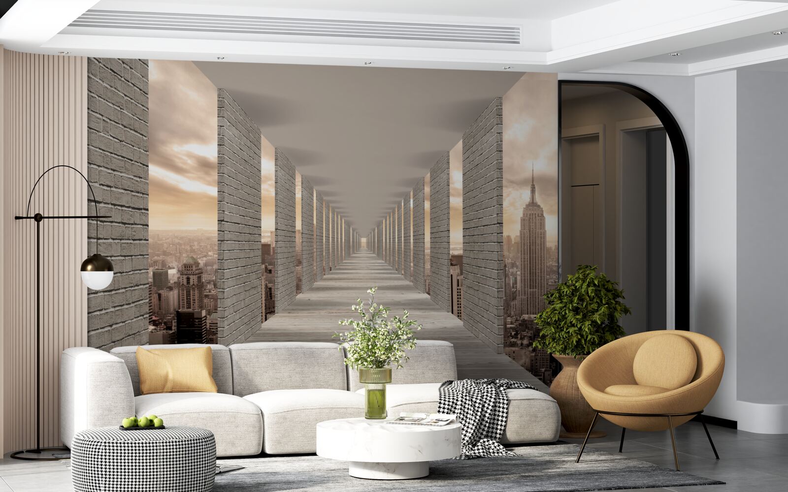 Papier peint le tunnel de new york