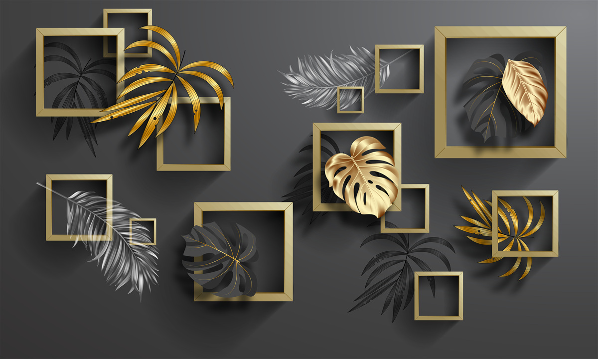 Papier peint les plantes tropicales à l'intérieur