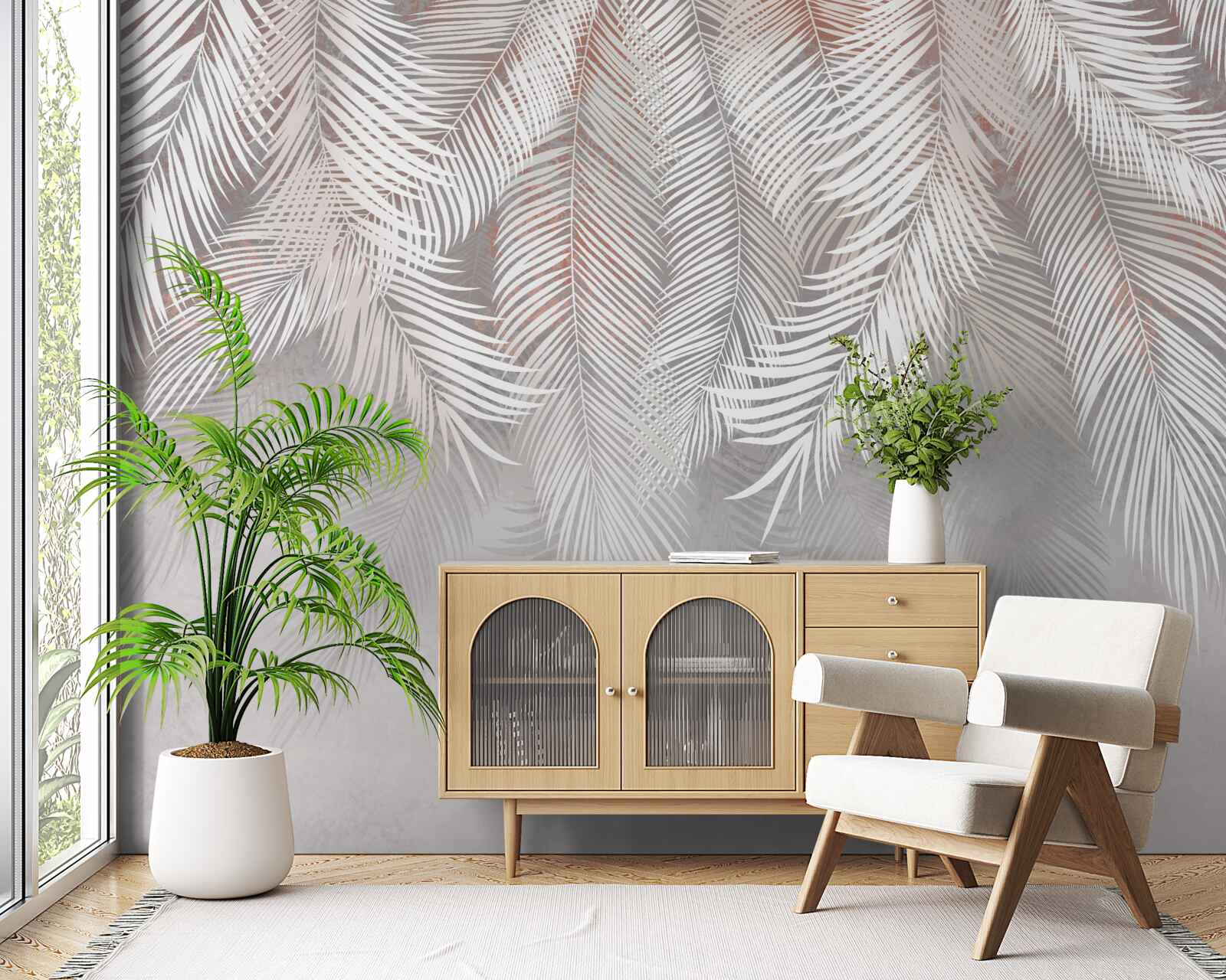 Papier peint Feuilles