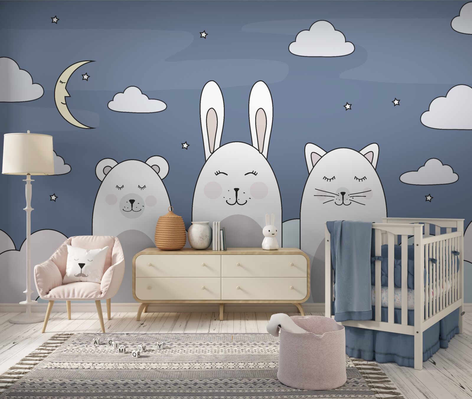 Papier peint animaux dans le ravin