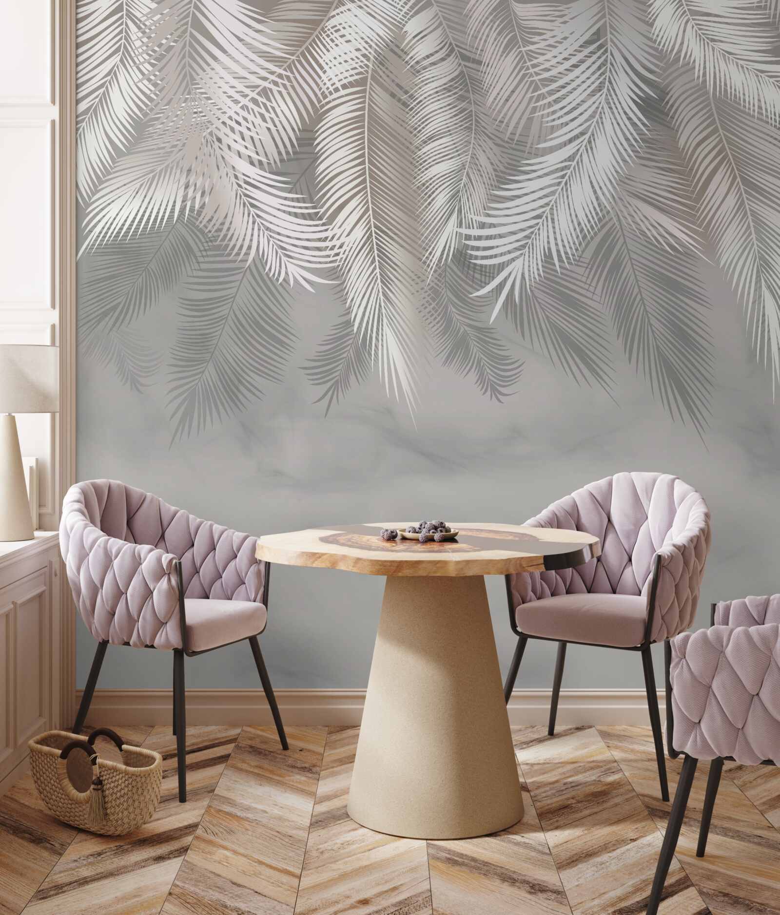 Papier peint plumes douces et légères