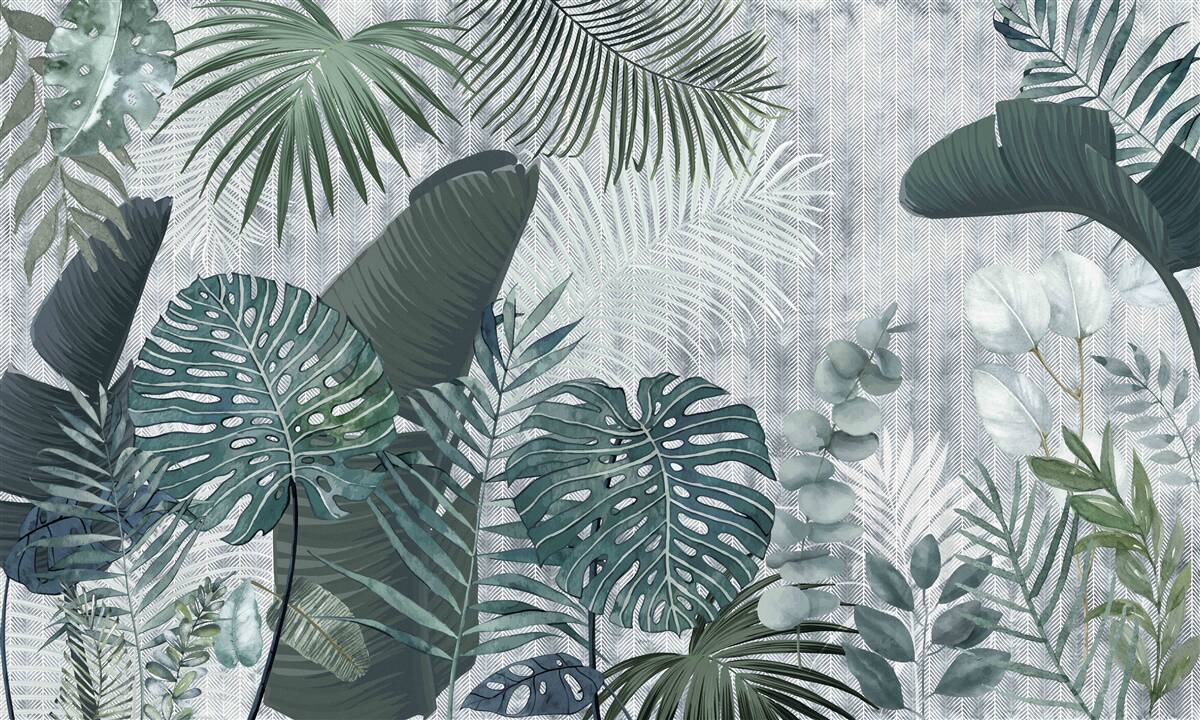 Papier peint la fertilité des plantes dans la jungle