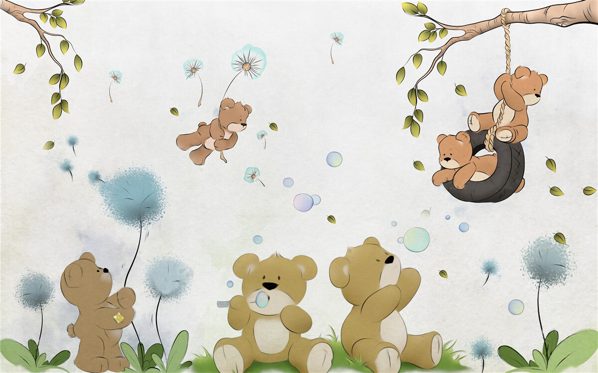 Papier peint jeux pour les tout-petits