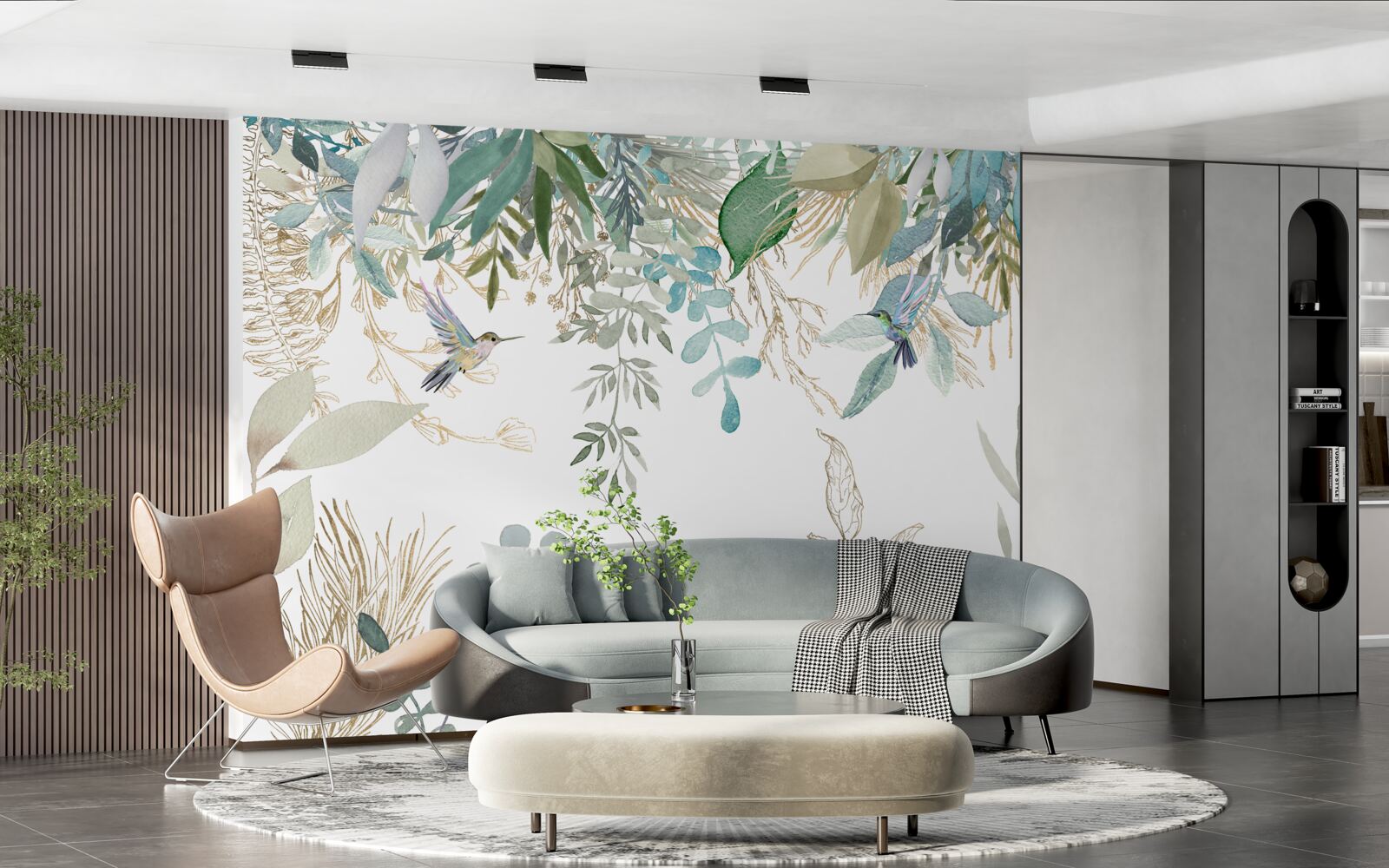 Papier peint diversité de la flore tropicale