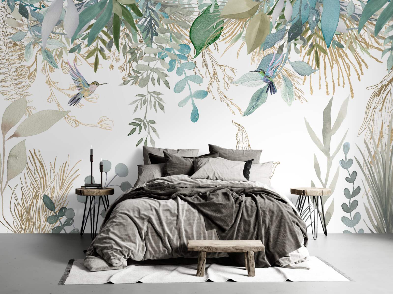 Papier peint diversité de la flore tropicale