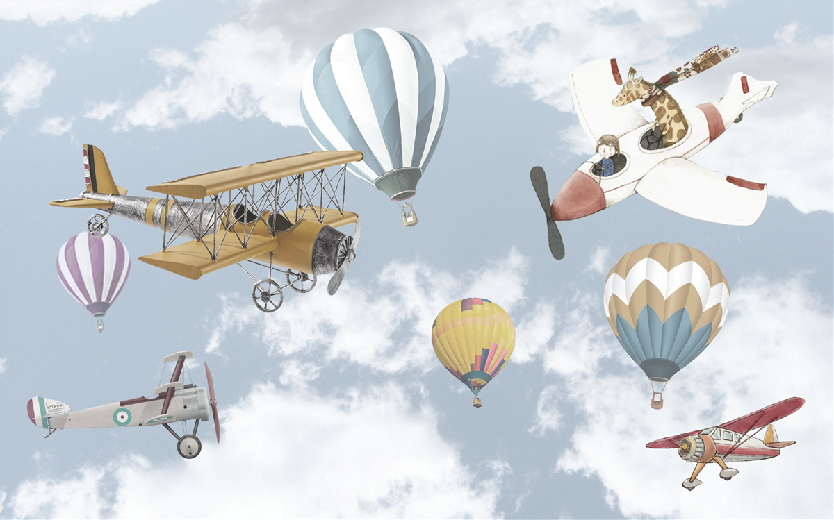 Papier peint divers avions