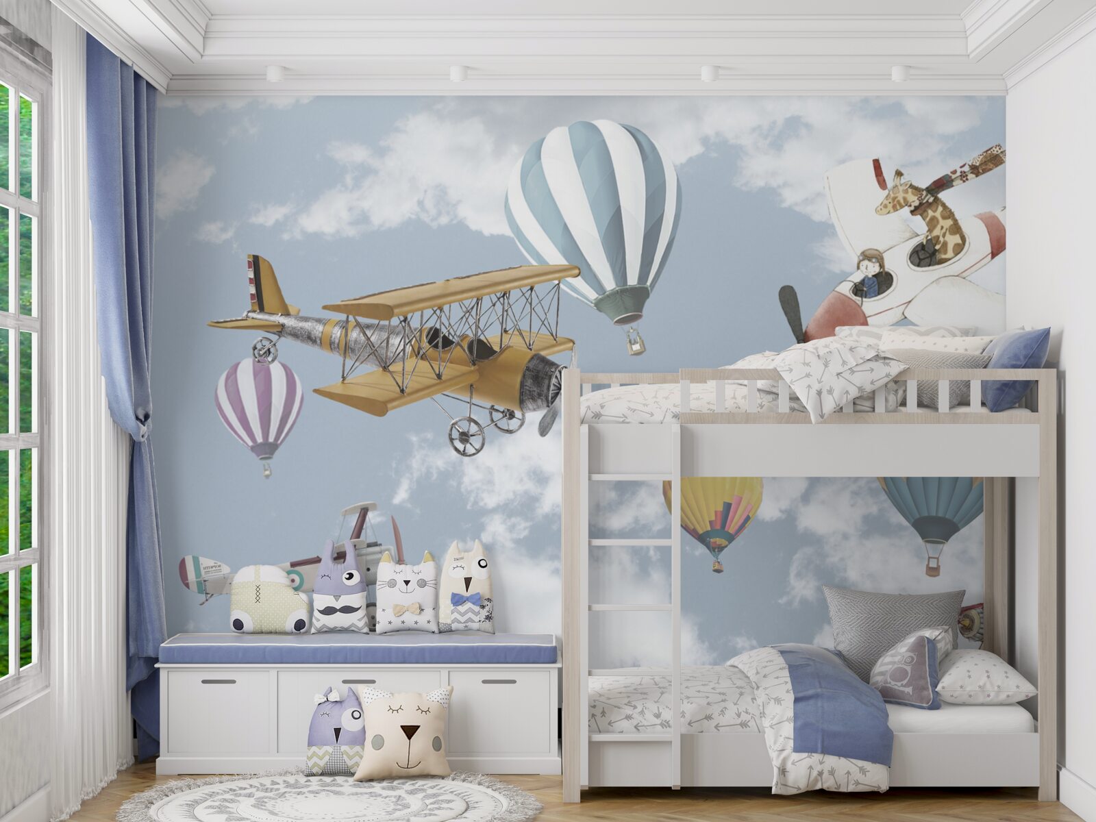 Papier peint divers avions