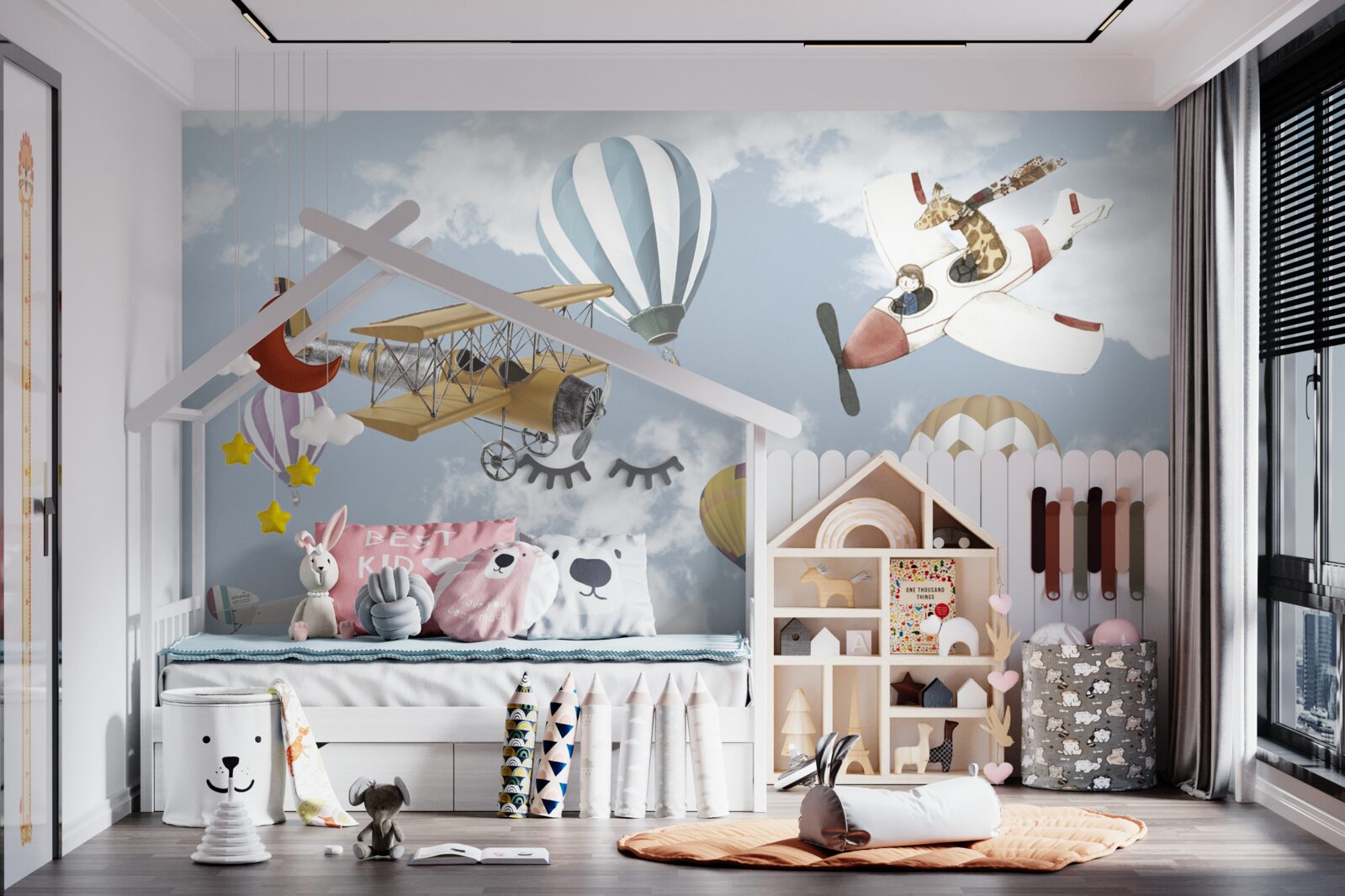 Papier peint divers avions