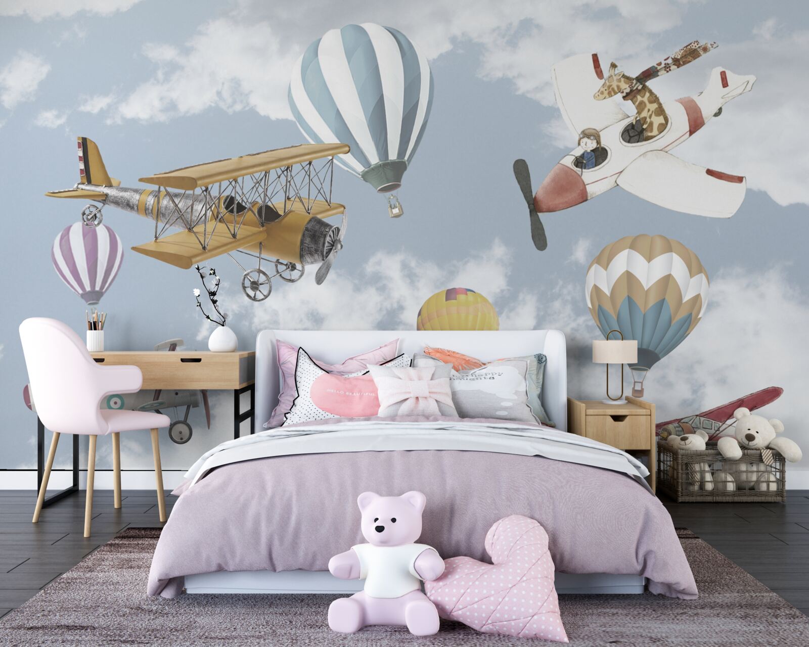 Papier peint divers avions