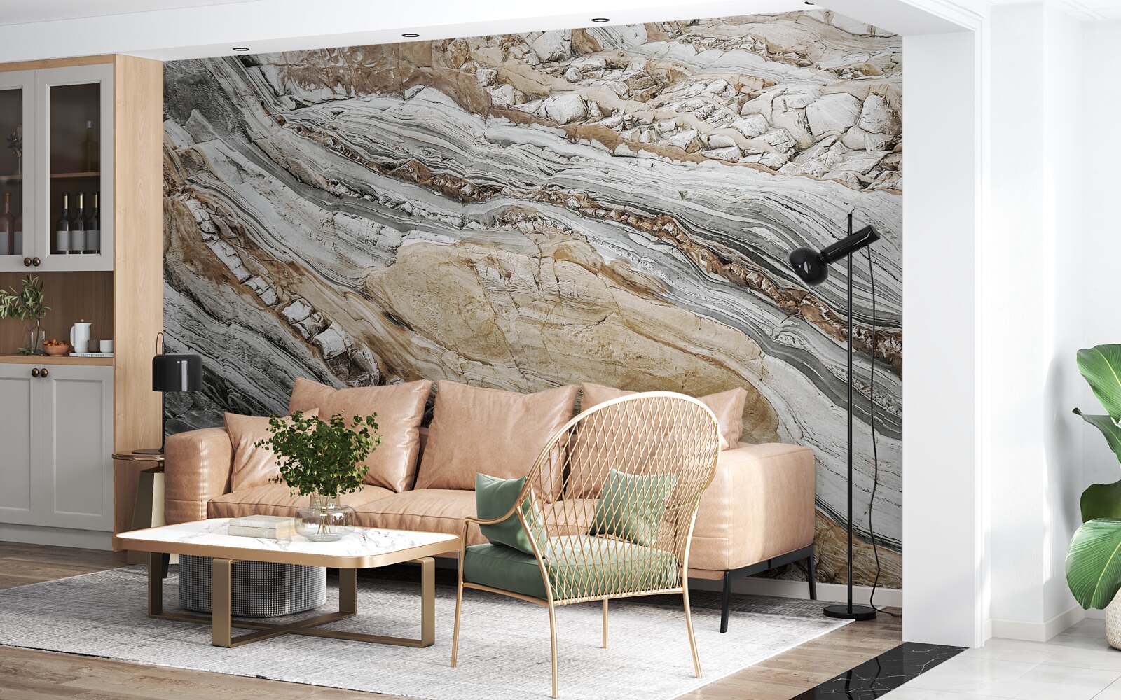 Papier peint Graffiti rock 3d sur les murs