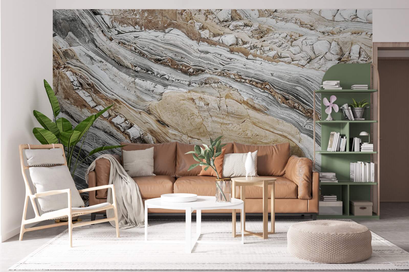 Papier peint Graffiti rock 3d sur les murs