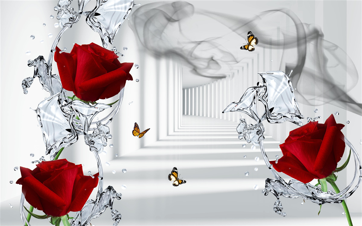 Papier peint papier peint, rouge et blanc