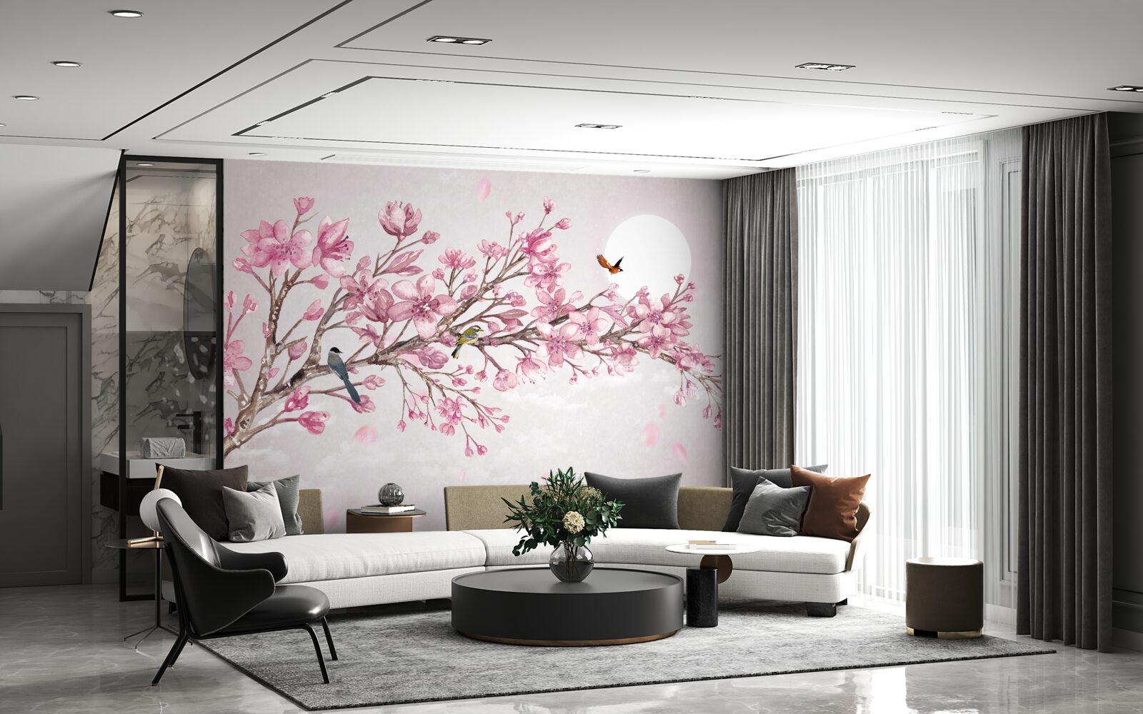 Papier peint Sticker mural pour couloir ou mur