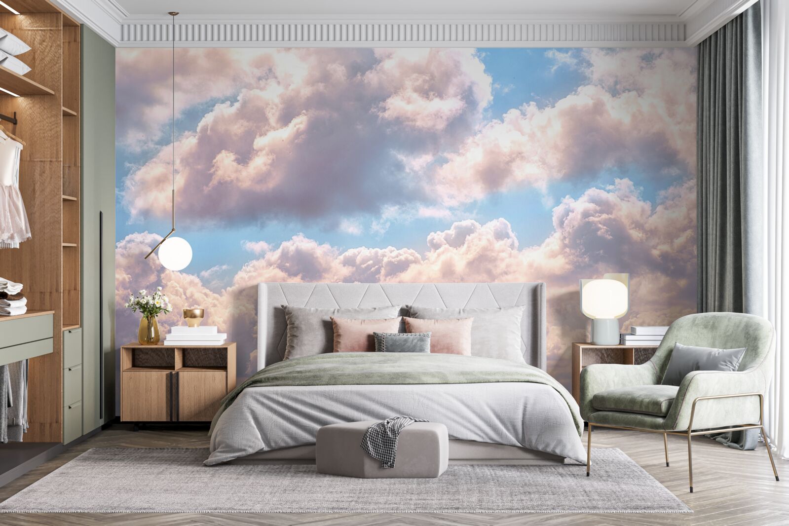 Papier peint jour, ciel et nuages
