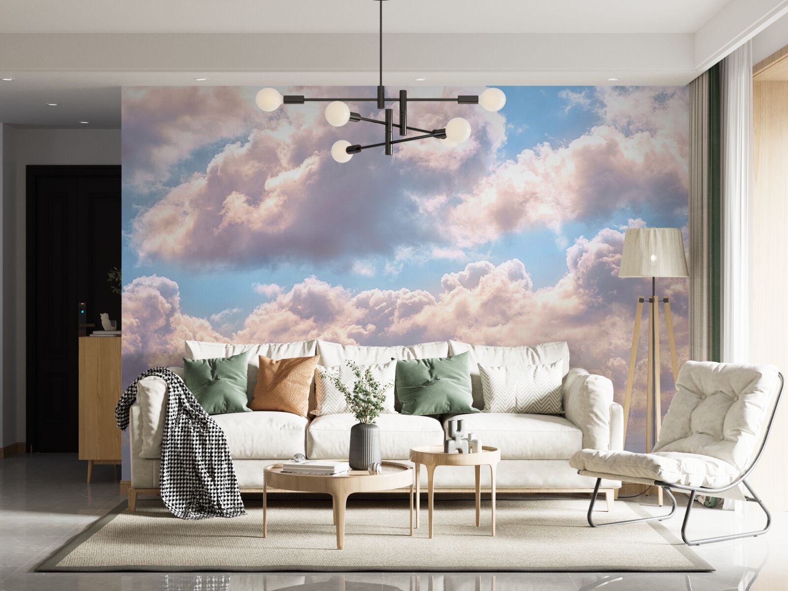 Papier peint jour, ciel et nuages