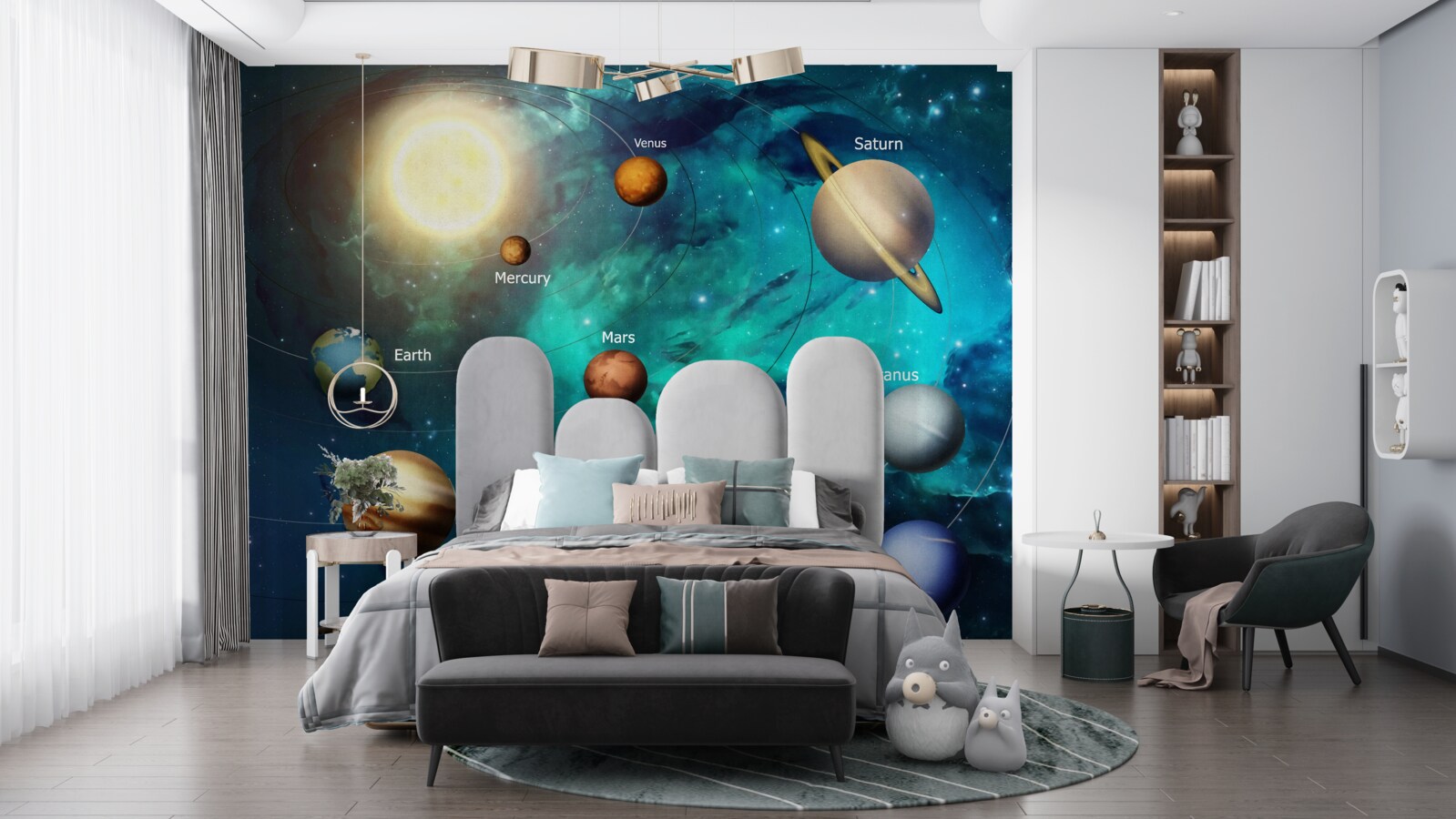 Papier peint les corps cosmiques dans l'univers