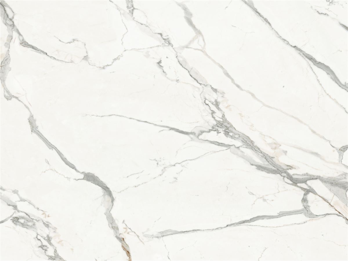 Papier peint marbre blanc comme neige