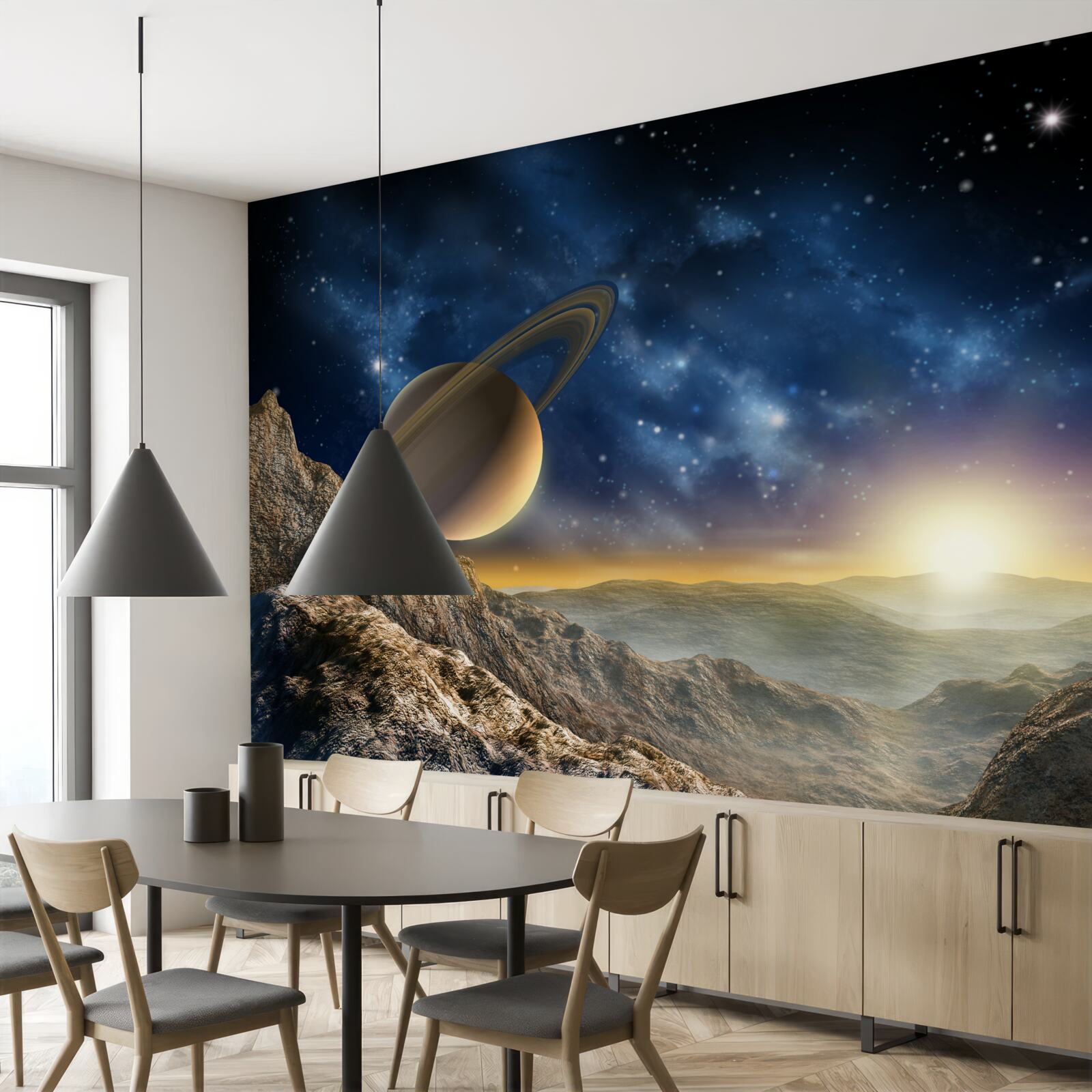 Papier peint Terre, univers et atmosphère