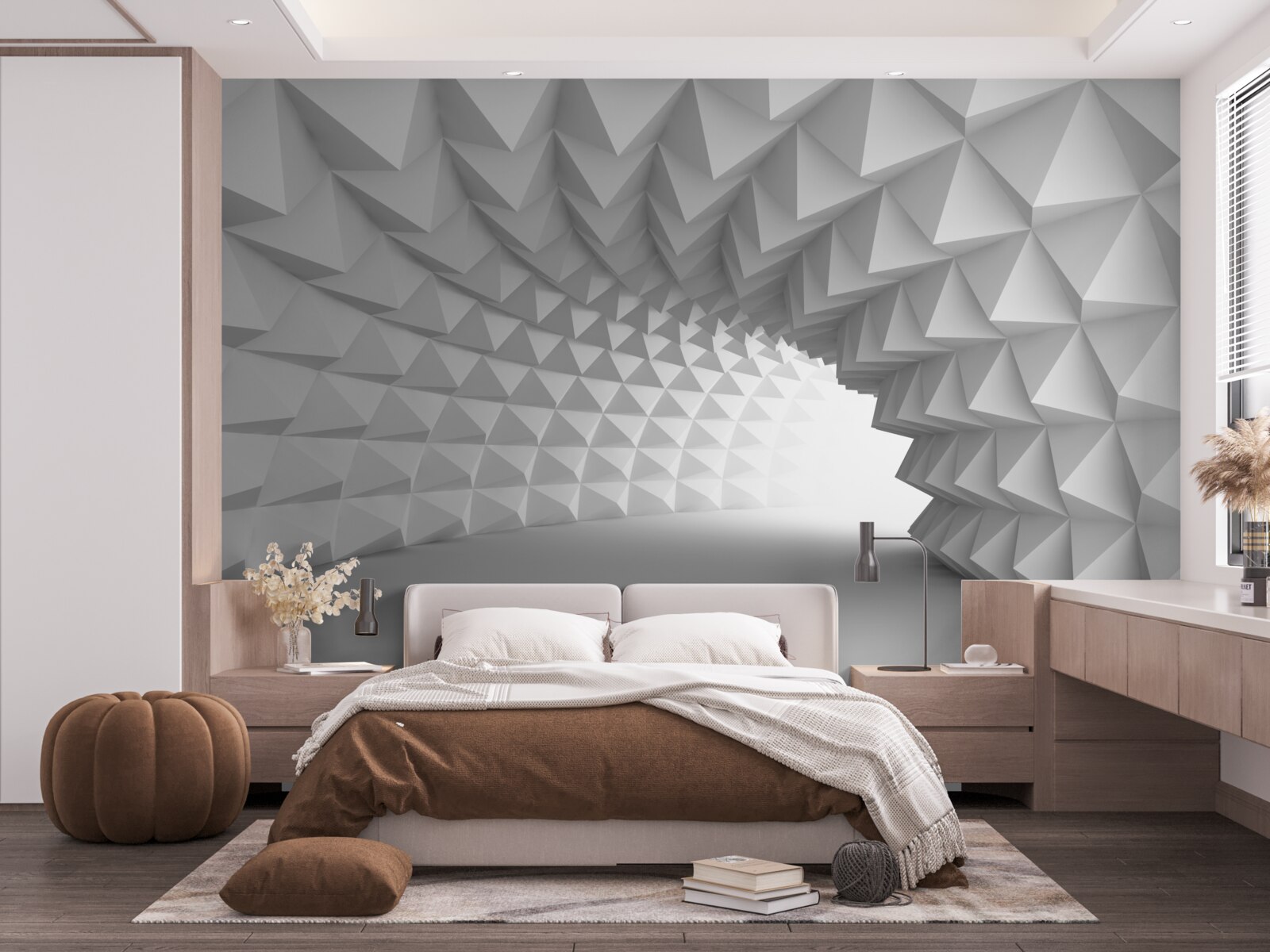 Papier peint tunel 3d