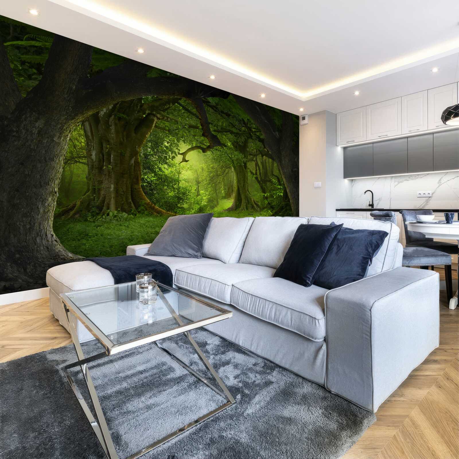 Papier peint une forêt pleine de magie