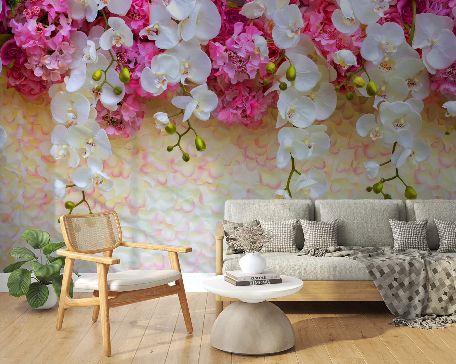 Papier peint de belles orchidées