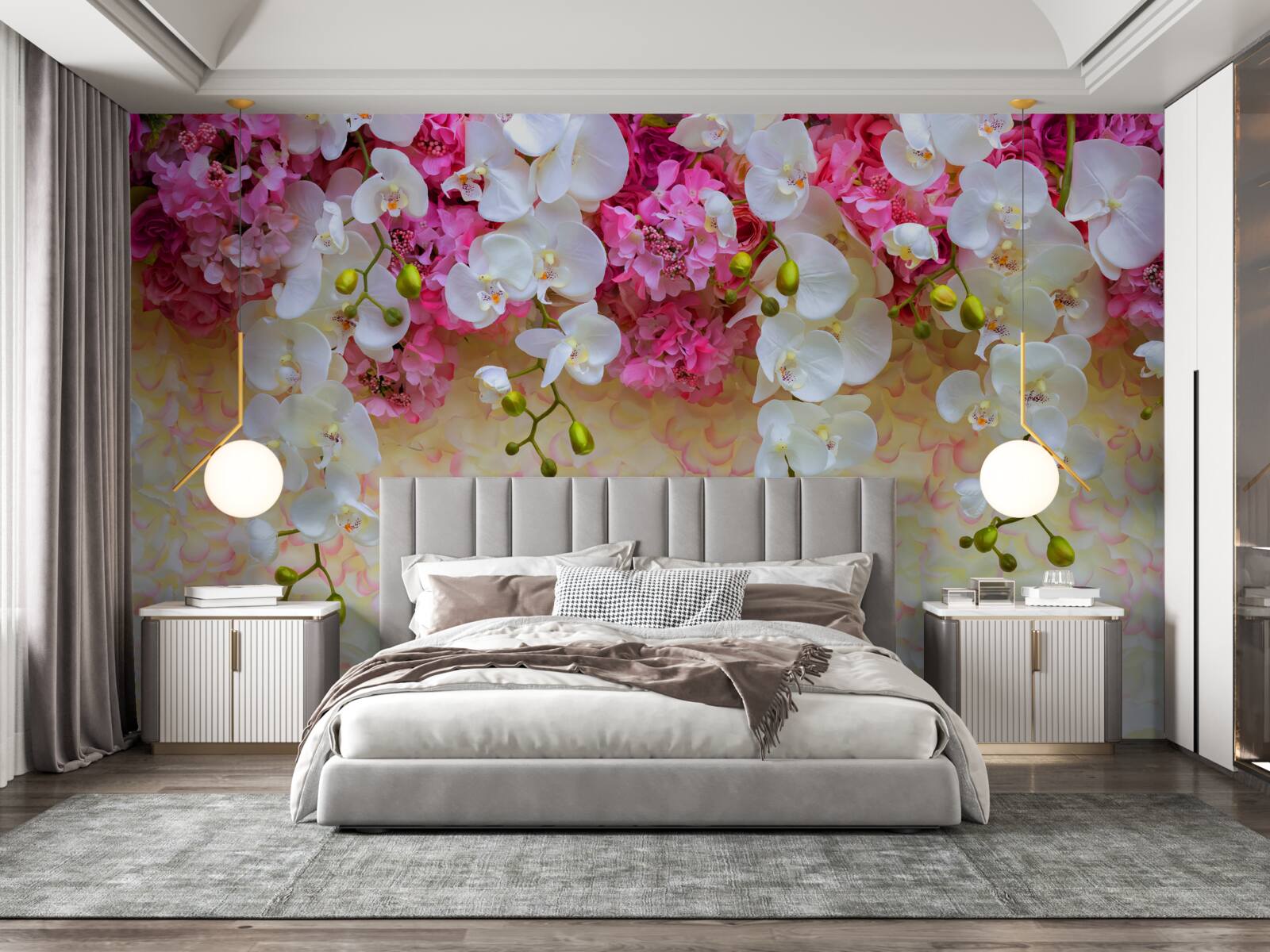 Papier peint de belles orchidées
