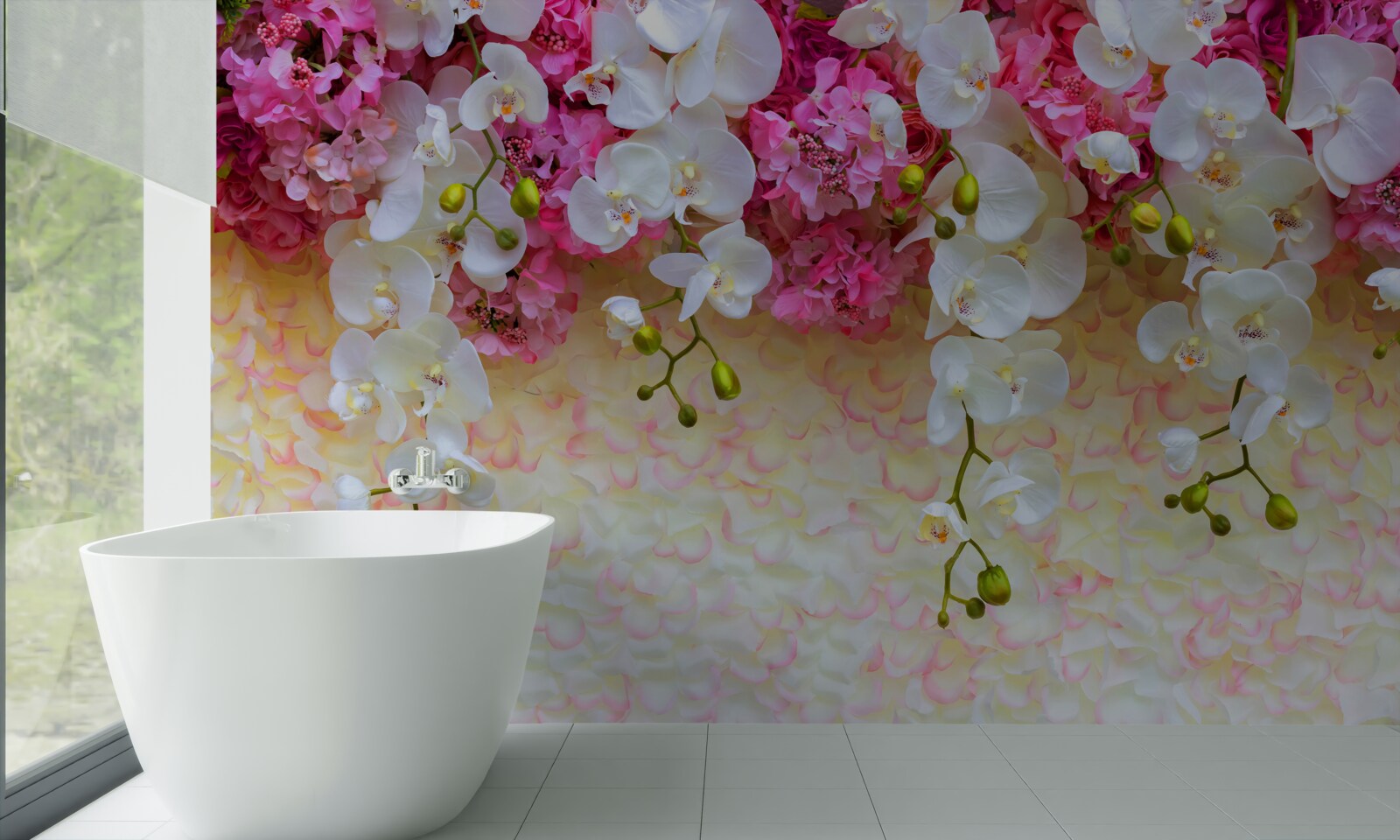 Papier peint de belles orchidées