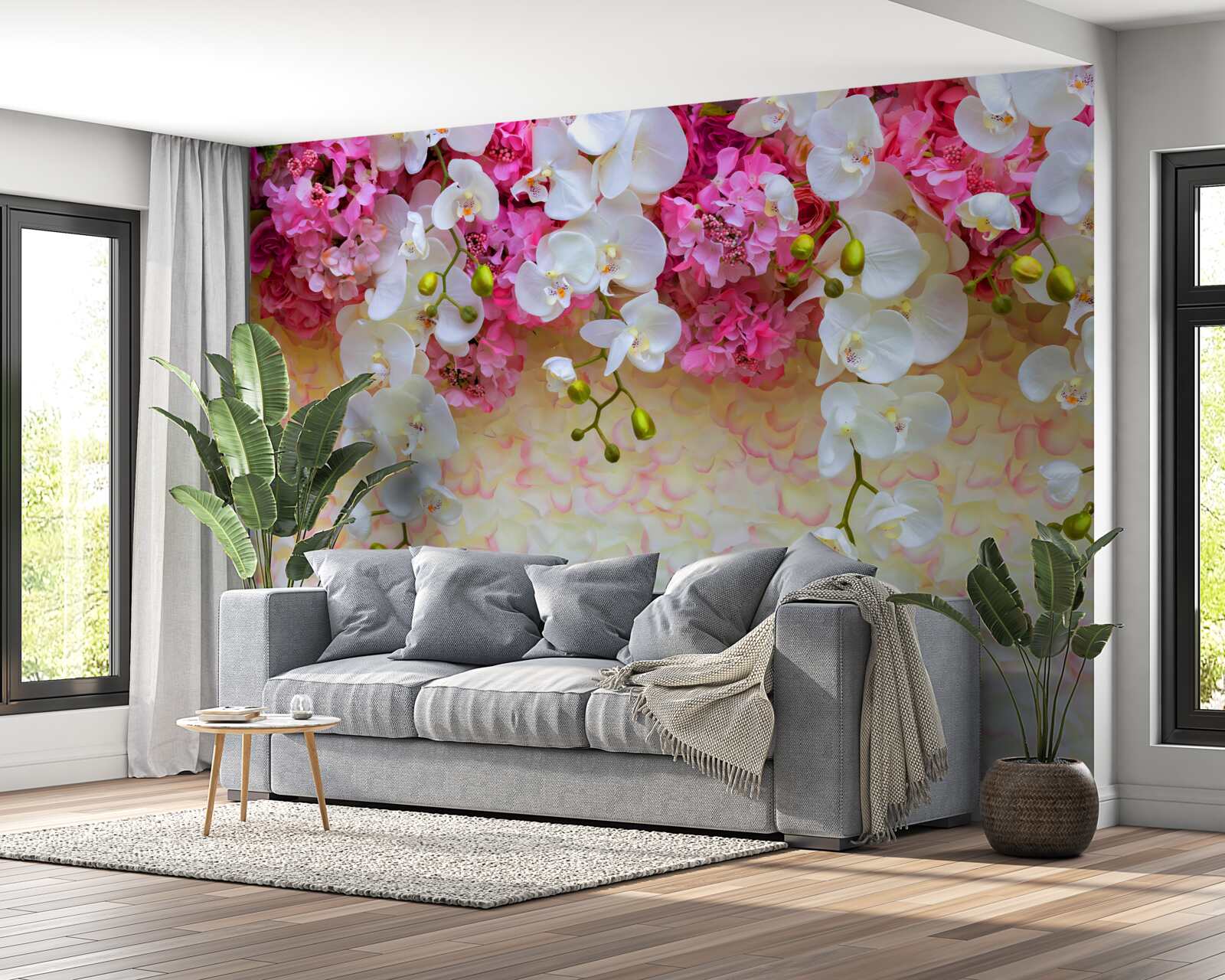 Papier peint de belles orchidées