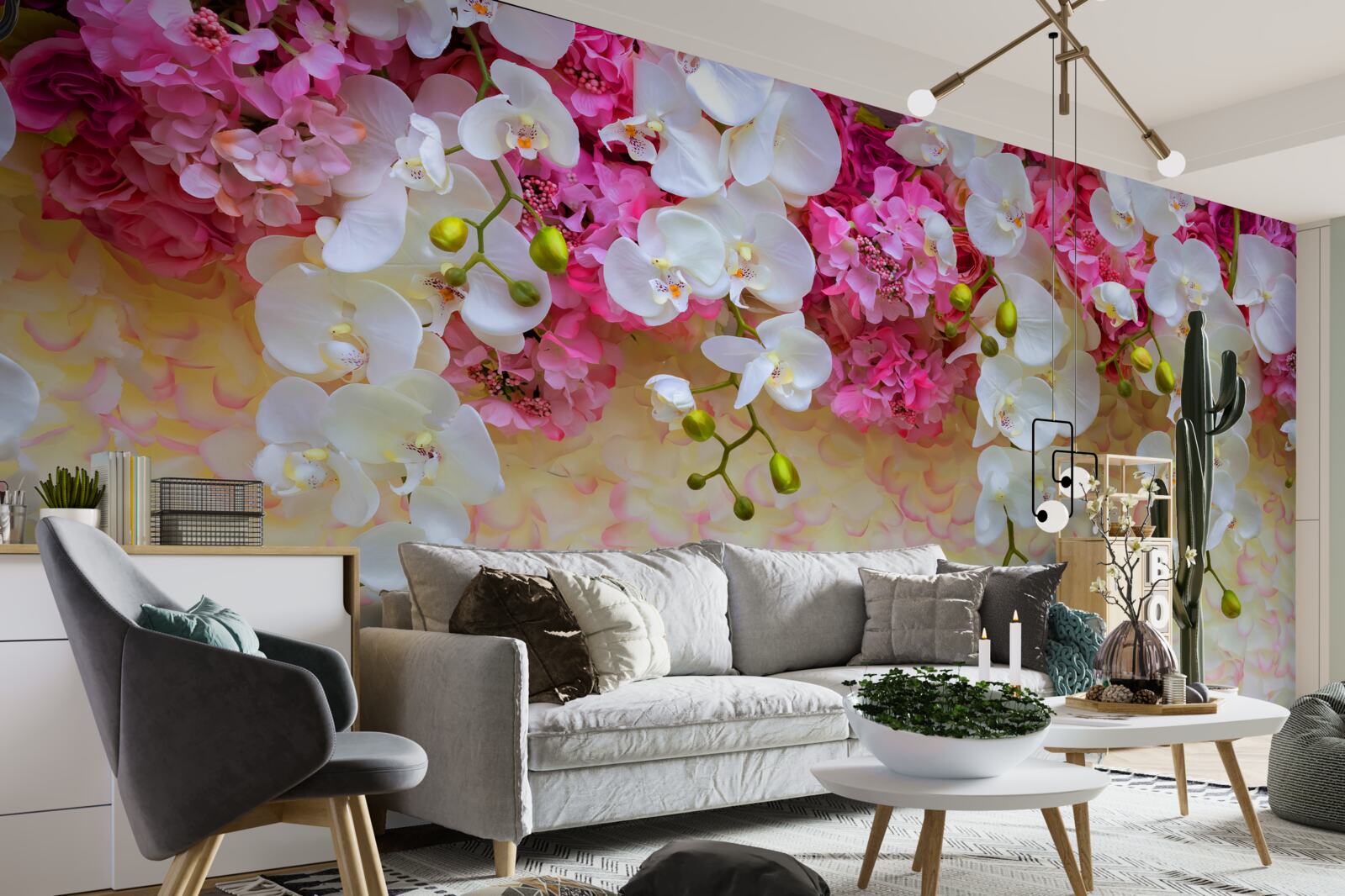 Papier peint de belles orchidées