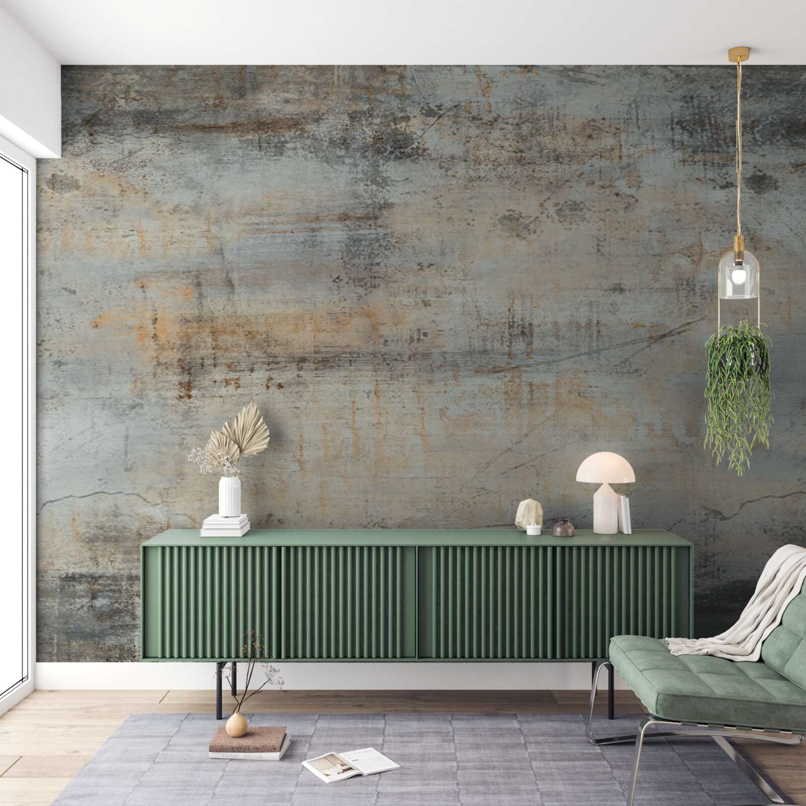 Papier peint Mur décoré dans un style vintage