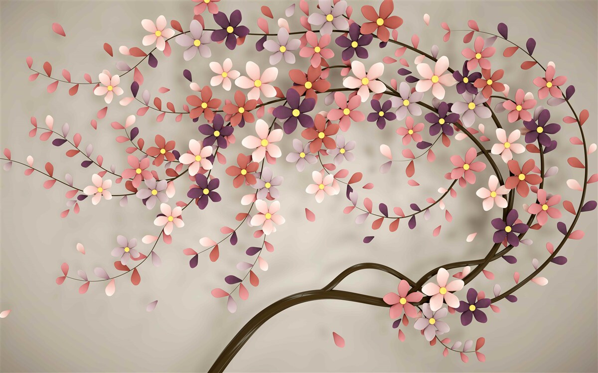 Papier peint arbre fascinant