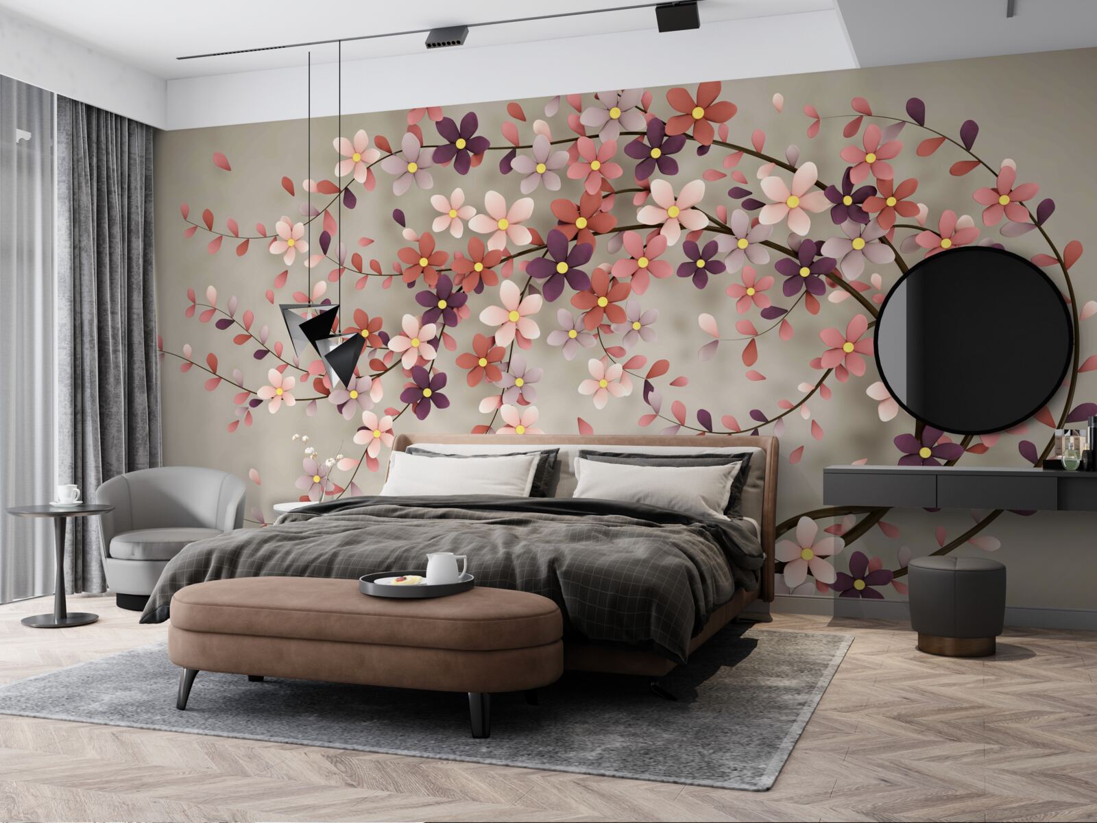 Papier peint arbre fascinant
