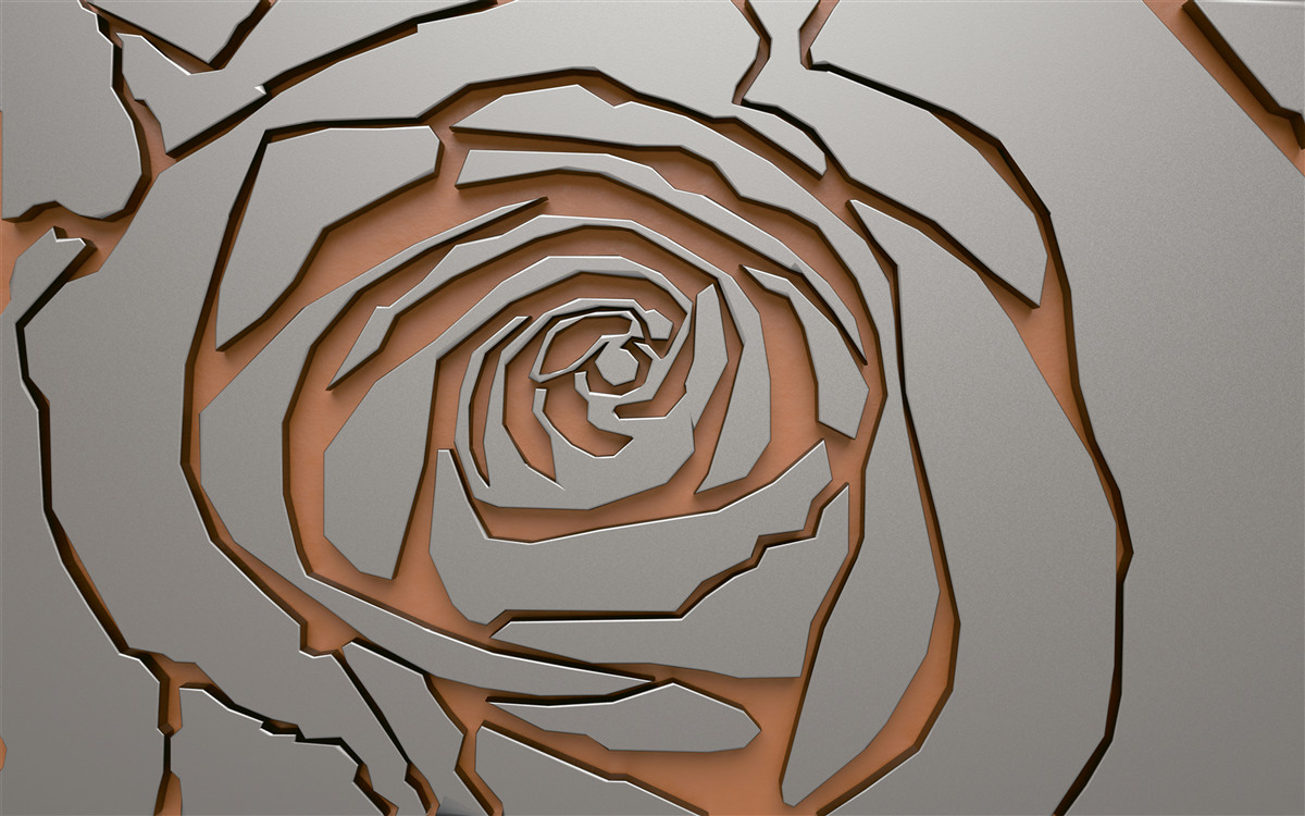Papier peint rose irréelle