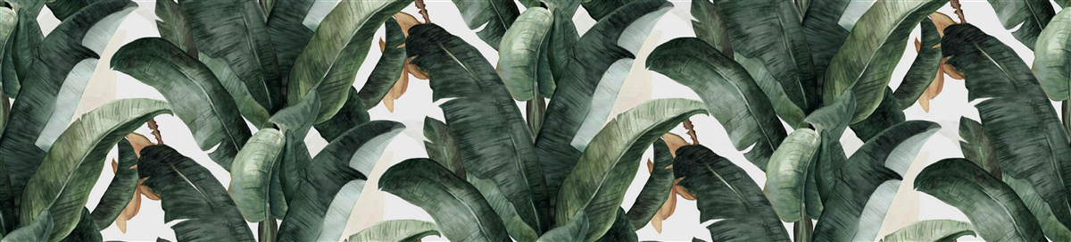 Papier peint vert tropical
