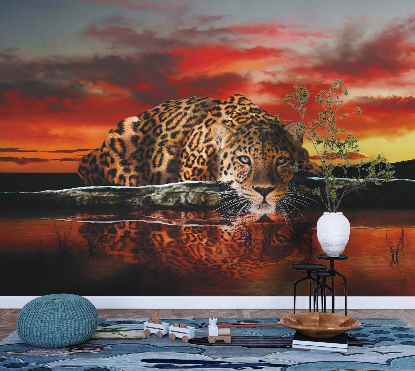 Papier peint un tigre extraordinaire