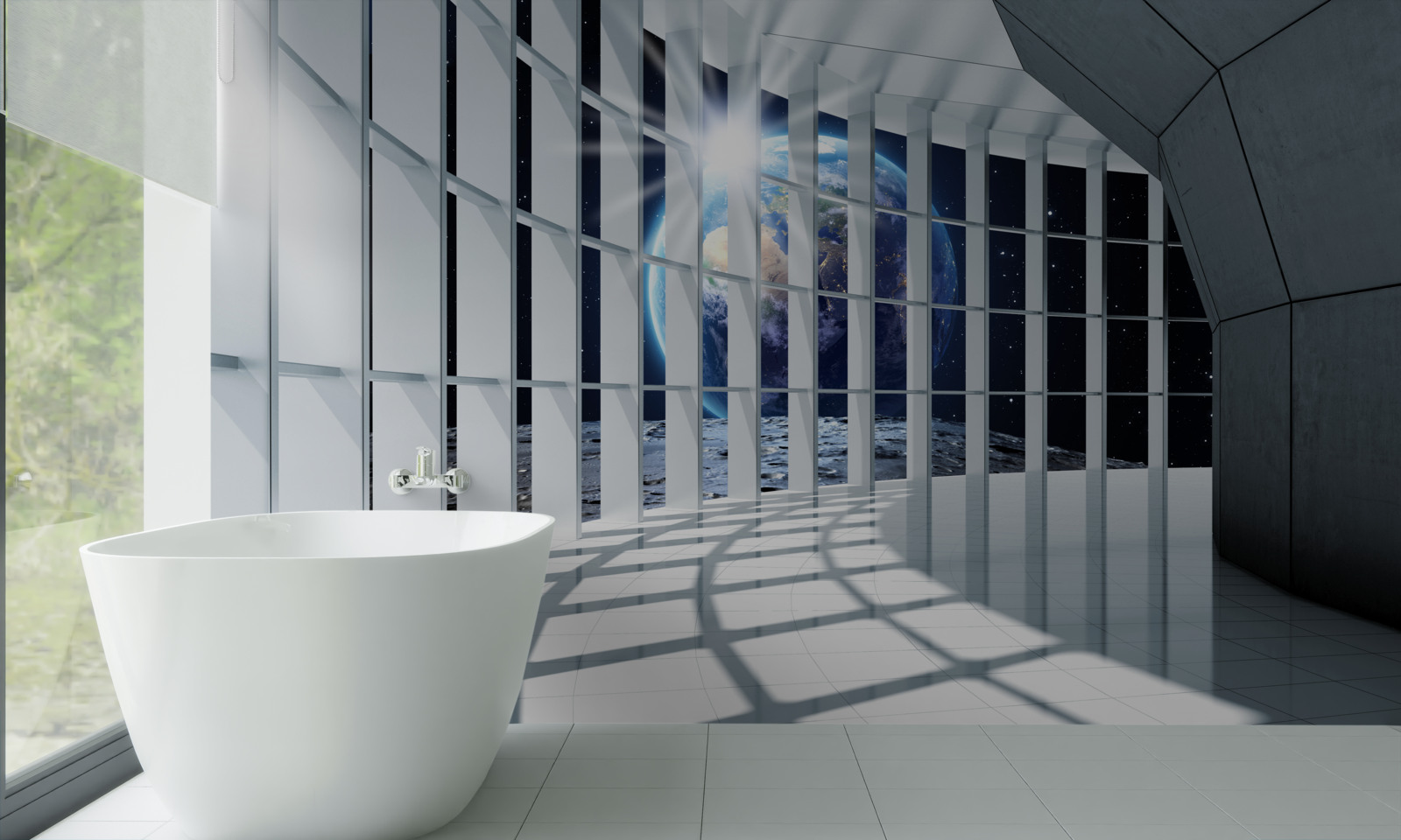 Papier peint Couloir 3d