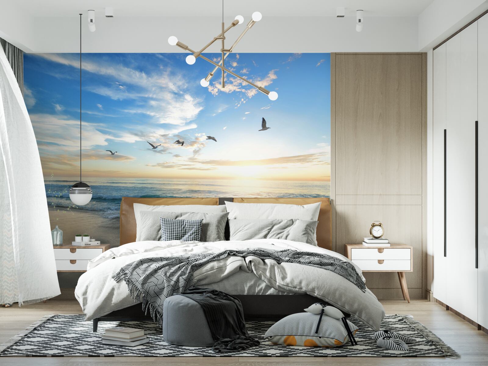 Papier peint un espace maritime charmant