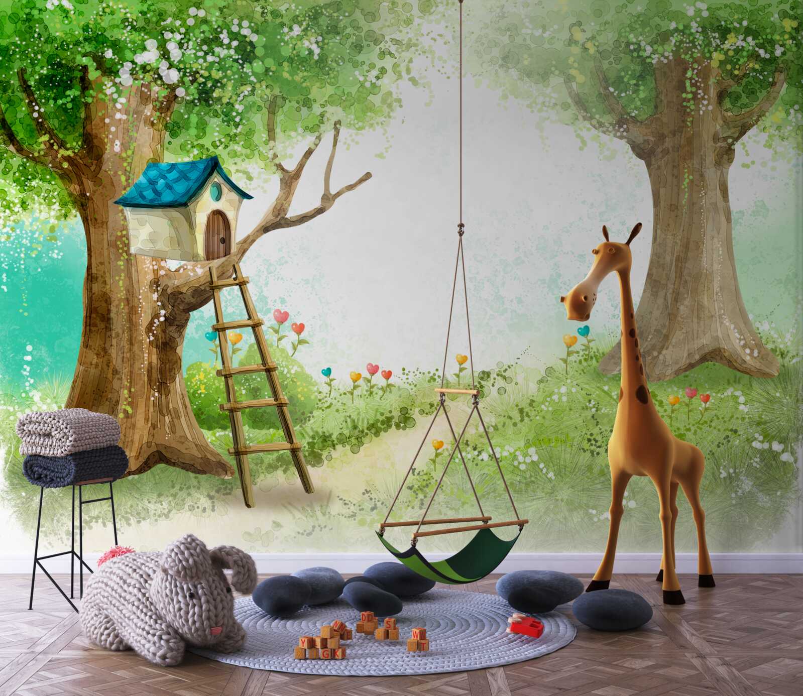 Papier peint Une forêt envoûtante