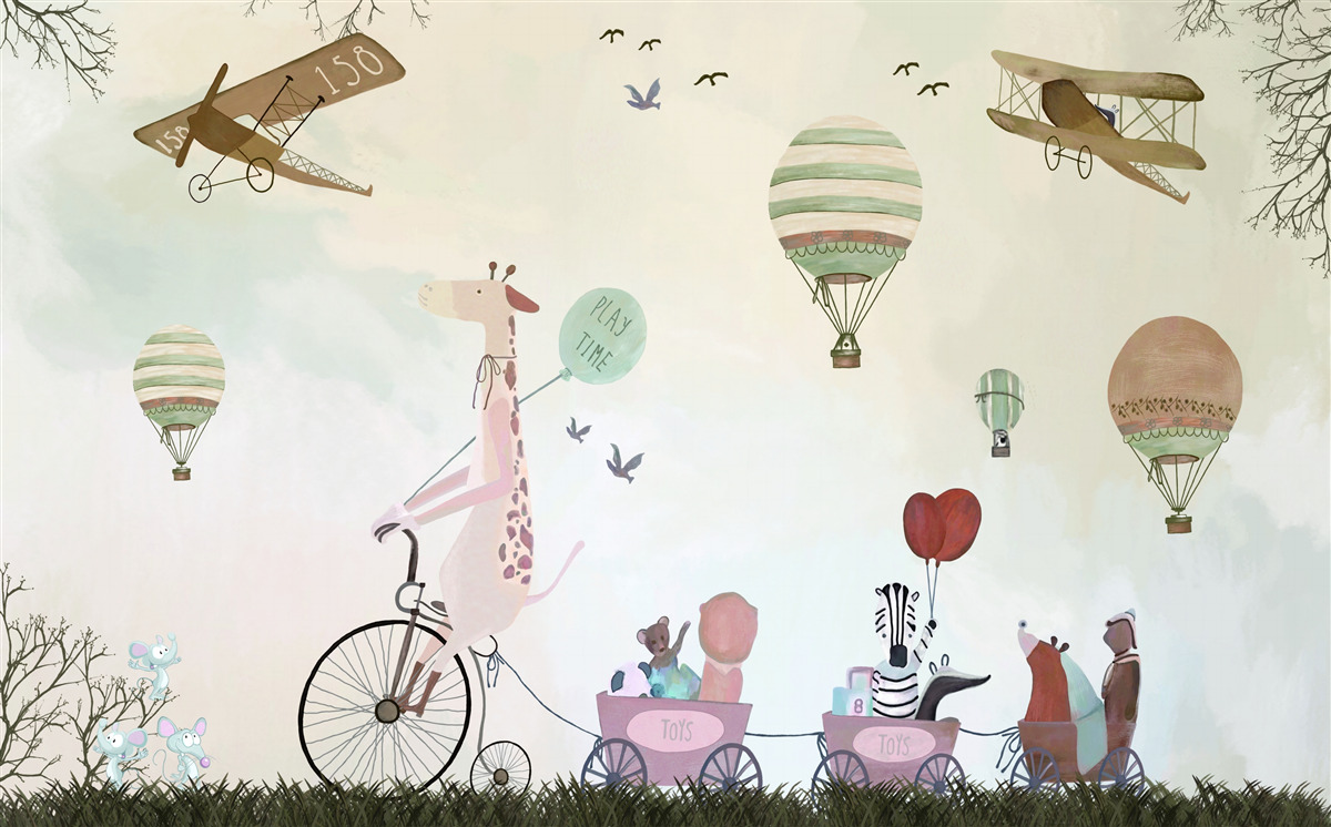 Papier peint planification d'un voyage à vélo