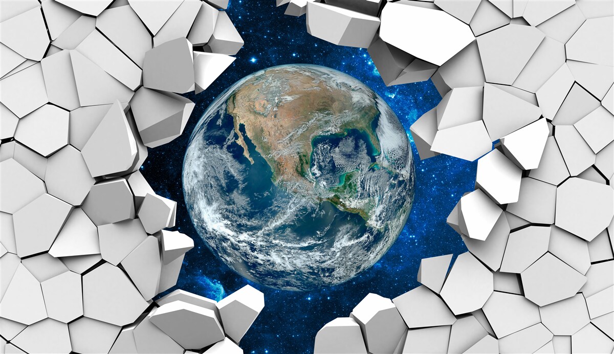 Papier peint la terre est la troisième planète