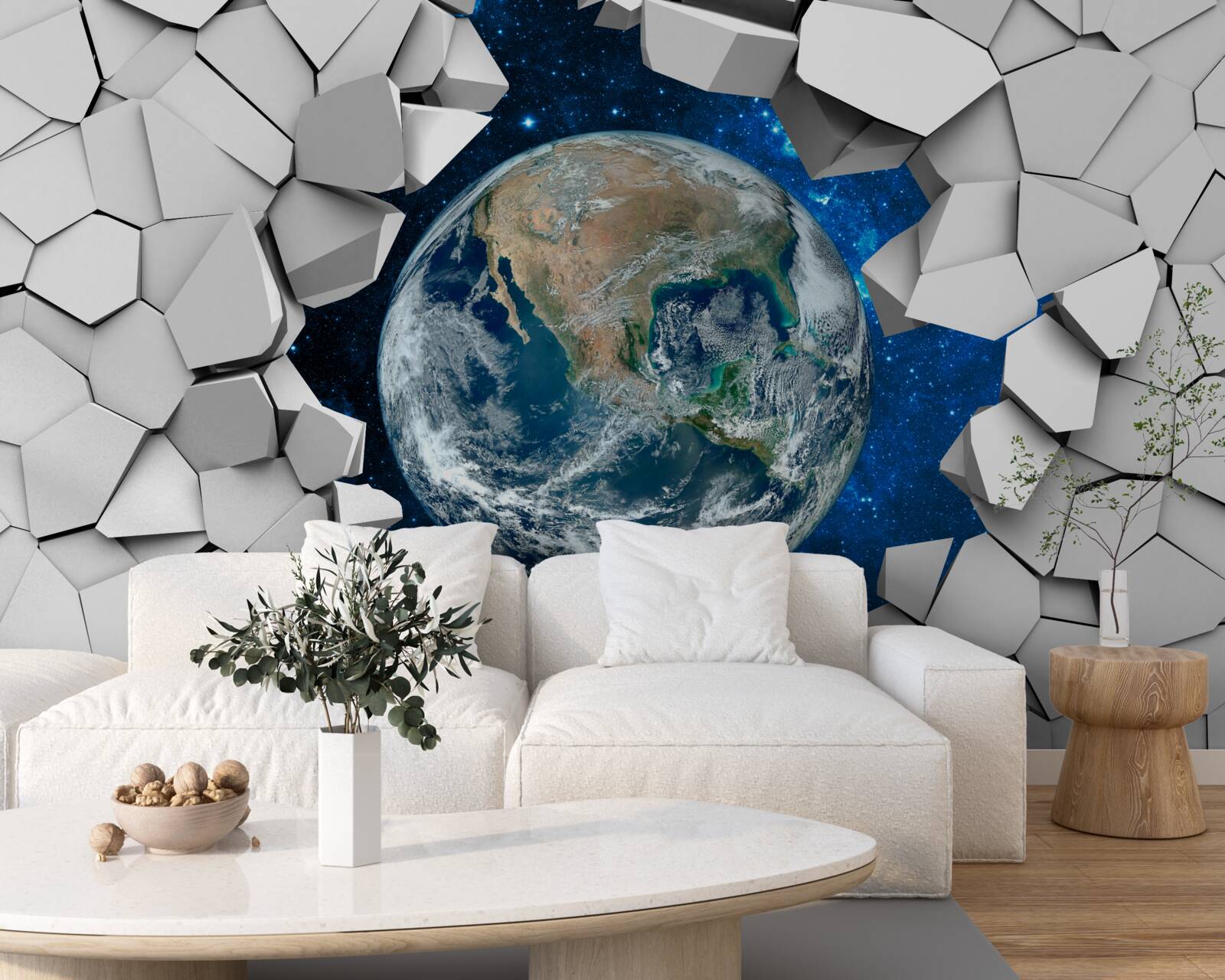 Papier peint la terre est la troisième planète