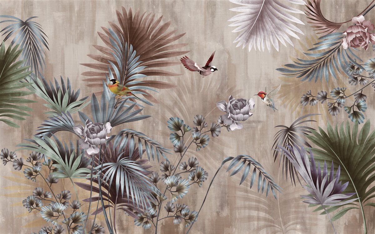 Papier peint Des forêts tropicales magiques