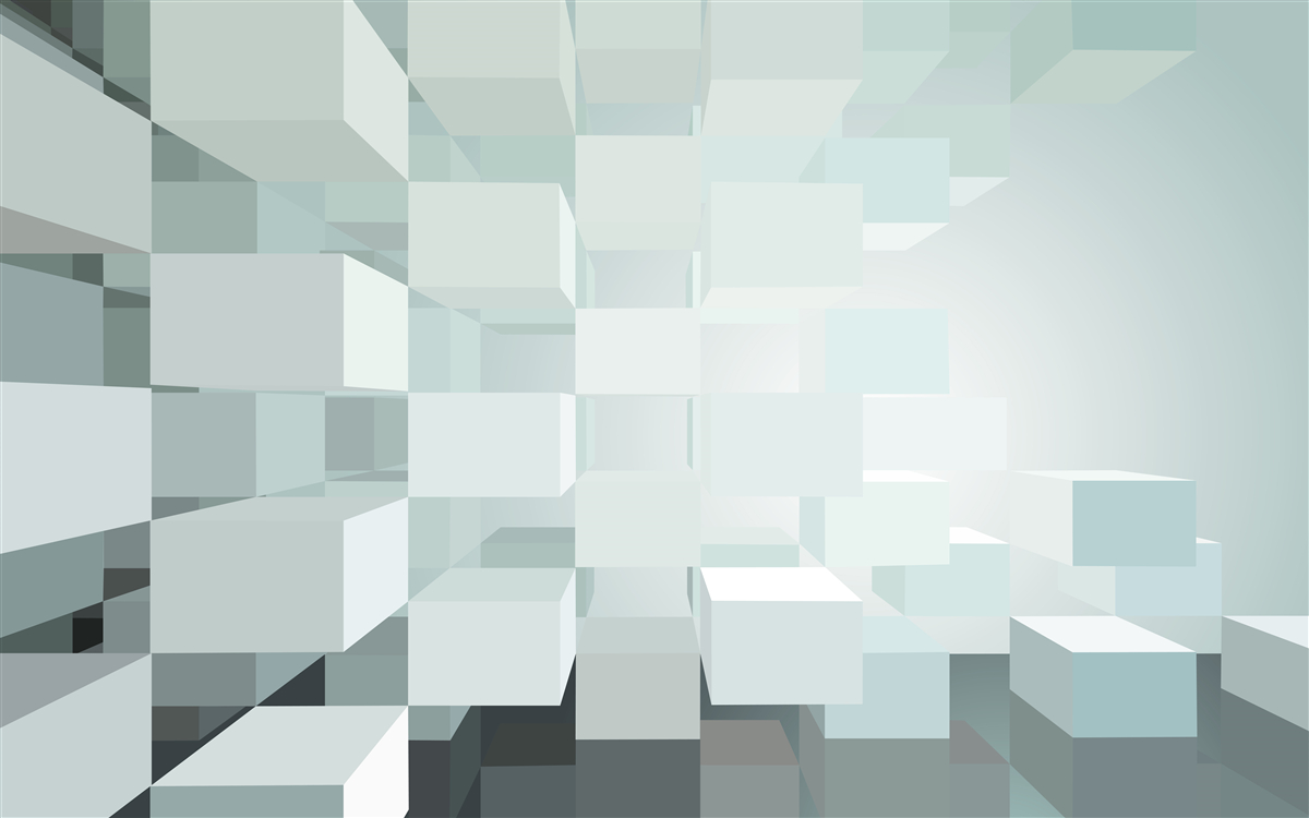 Papier peint lumière objets 3d