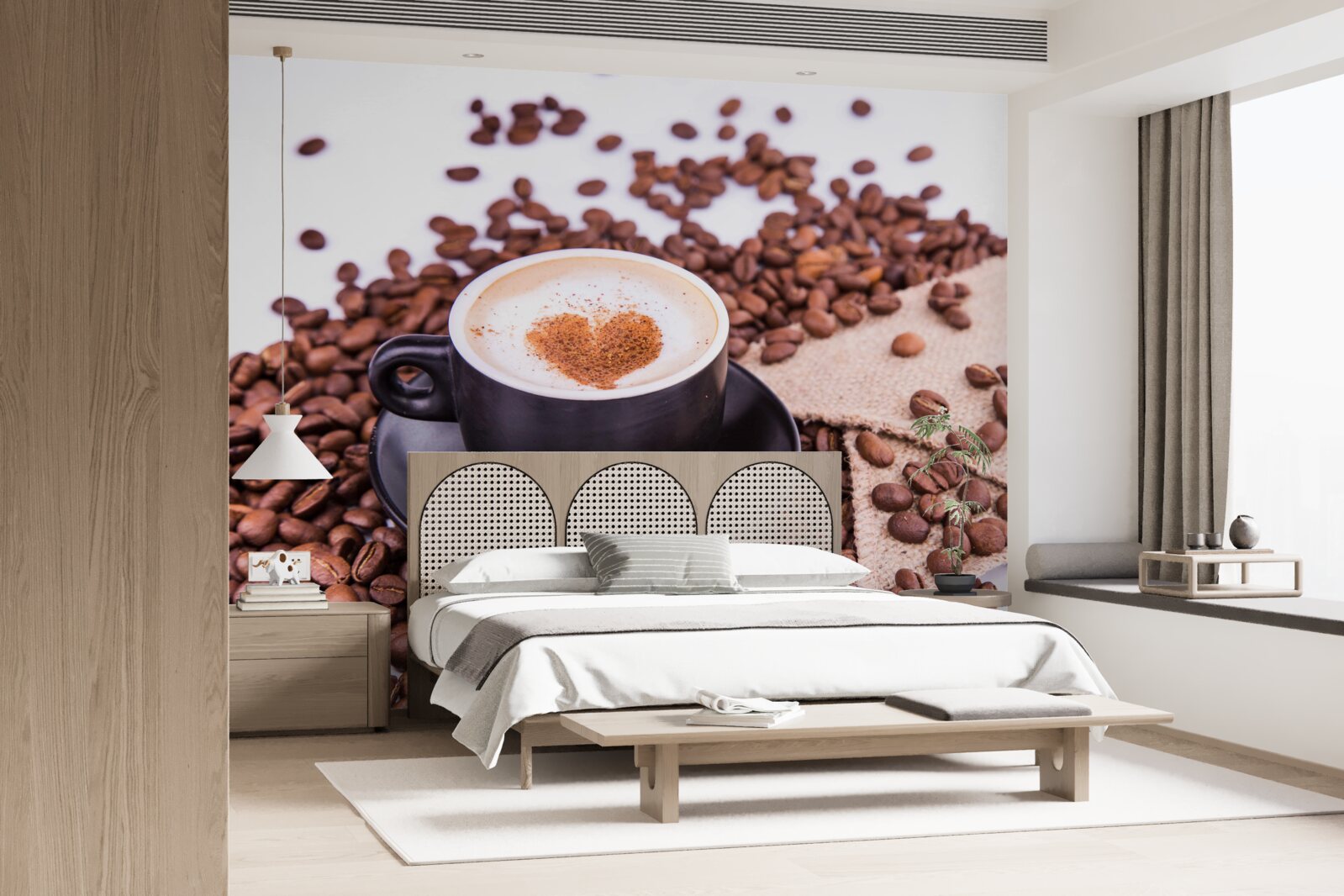 Papier peint une tasse de café bien préparée