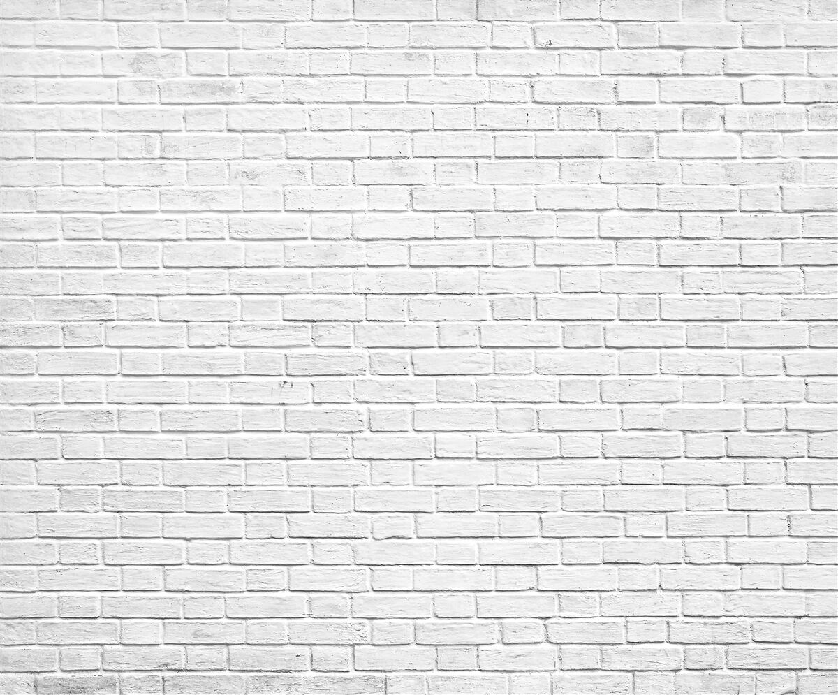 Papier peint mur de briques blanches