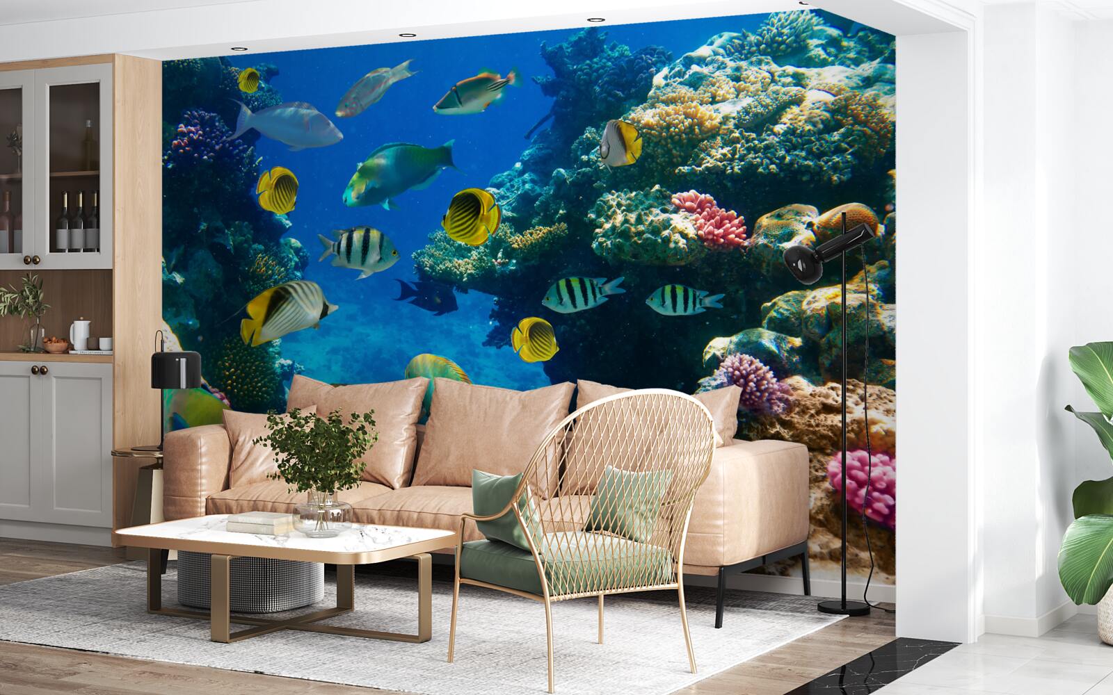 Papier peint des habitants de la mer avisés